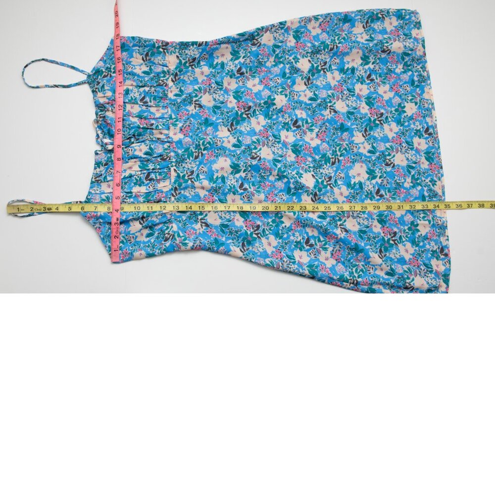 Greylin Silvan Cami Dress Floral Sleeveless Mini Blue Pink Size Large New - Picture 4 of 6